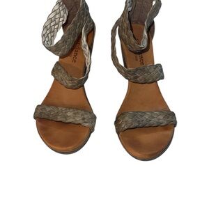 Sundance Italian leather Braided Sandals